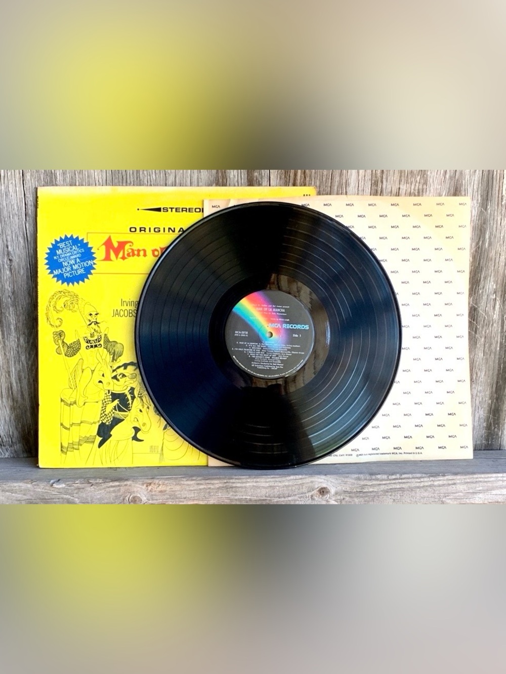 Vintage Vinyl LP MAN OF LA MANCHA Original Cast Record Album